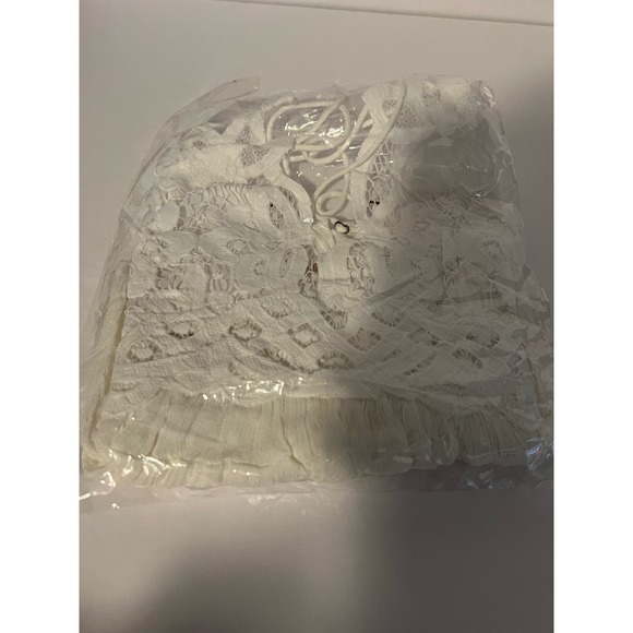 NWT Intimately Free People Women's Adella Ruffle Cami Top White Size L - Picture 2 of 8